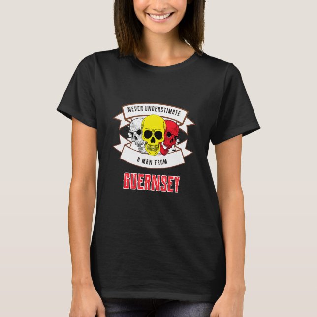 Camiseta Guernsey Nunca Subestime (Frente)