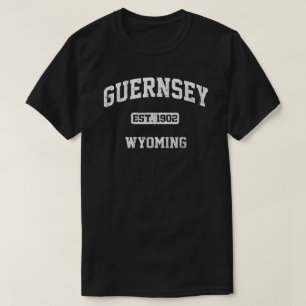 Camiseta Guernsey Wyoming Wy Vintage Style Athletic
