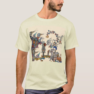 CAMISETA GUERRA BESTIAL MEDIEVAL, KNIGHTS, GIGANTE NALHEIRA