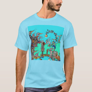 CAMISETA GUERRA BESTIÁRIA MEDIEVAL, NOITES,ESCARAS GIGANTE