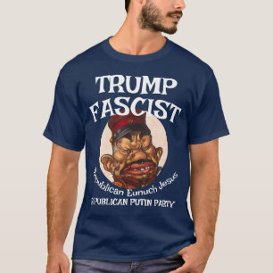 Camiseta Guerra Civil de Trump Anti Fascista Maluco