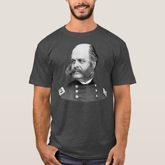 Camiseta Guerra Civil Geral Ambrose Burnside (Frente)