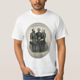 Camiseta Guerra Civil 🎖️ Heroes Generais Confederados