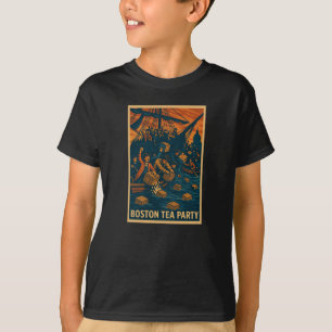 Camiseta Guerra da Independência 1773 EUA Uma nação sob o T