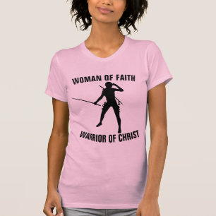Camiseta GUERRA DE FÉ, Damas de T-Shirts Cristãs