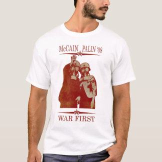 Camiseta Guerra de McCain Palin primeiramente
