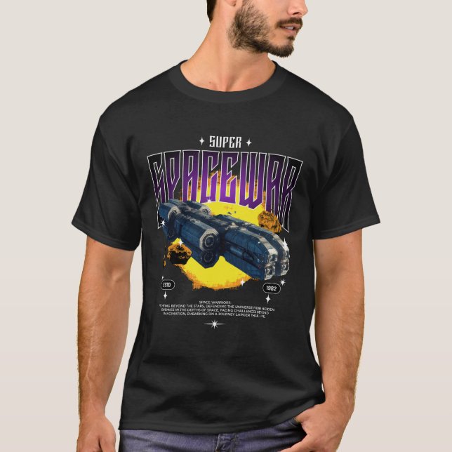 Camiseta Guerra do Espaço (Frente)