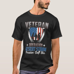 Camiseta Guerra do Golfo Pérsico da tempestade no deserto