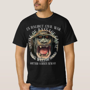 CAMISETA GUERRA DO HALIBUTE DE WHITTIER ALASKA VERSUS SEWAR