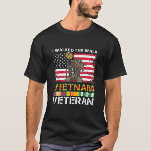 Camiseta Guerra do Vietnã _ Veterano Vietnã T Presente _ 