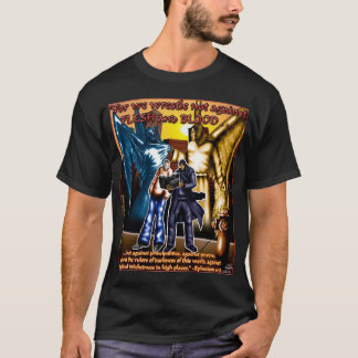 Camiseta Guerra espiritual T (cores escuras)