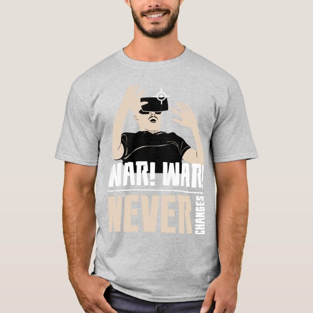 Camiseta Guerra Guerra Nunca Muda (Frente)
