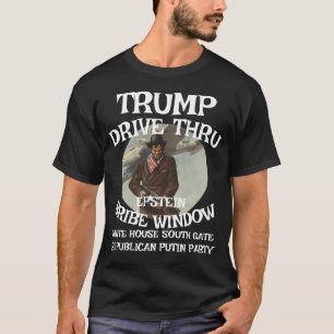 Camiseta Guerra Irã Trump Cachorro Bomba Crimes de Guerra P