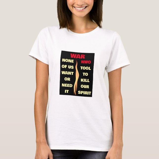 Camiseta Guerra (luz) (Frente)