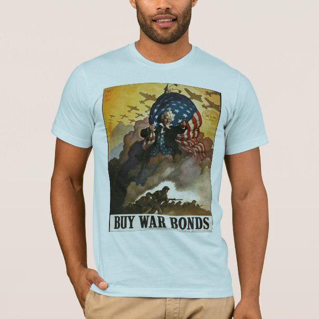 Camiseta Guerra mundial 2 do tio Sam (Frente)