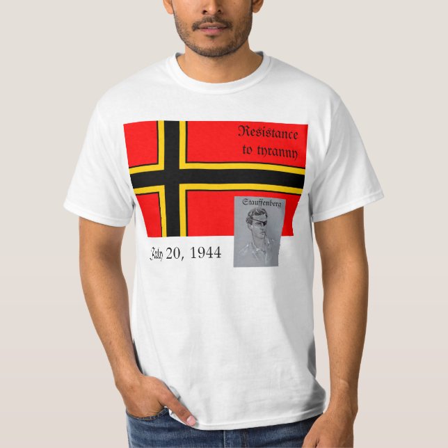 Camiseta Guerra mundial alemão 2 da resistência (Frente)