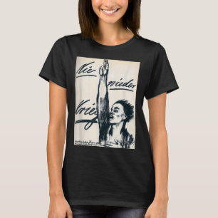 Camiseta Guerra Nunca Mais (nie Wieder Krieg) De Kathe Koll