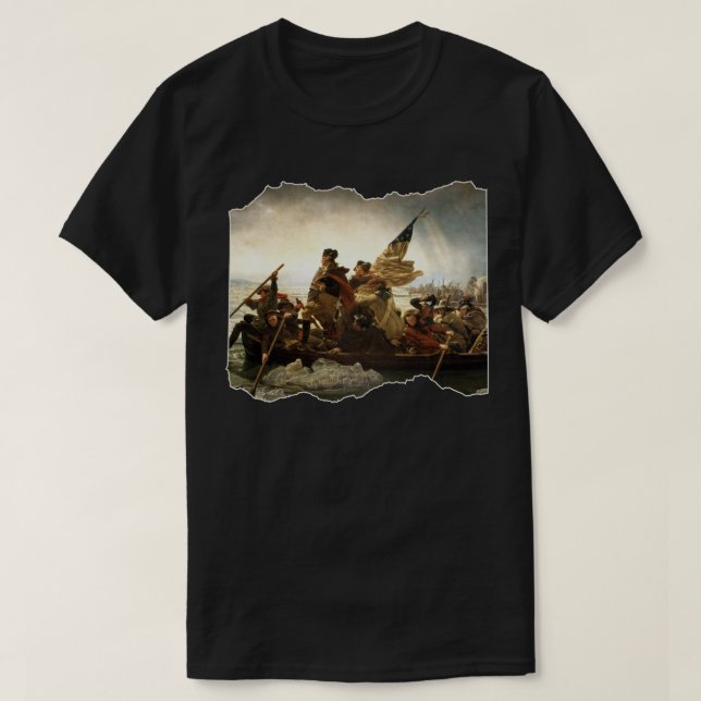 Camiseta Guerra Revolucionária do Rio George Washington Del (Frente do Design)