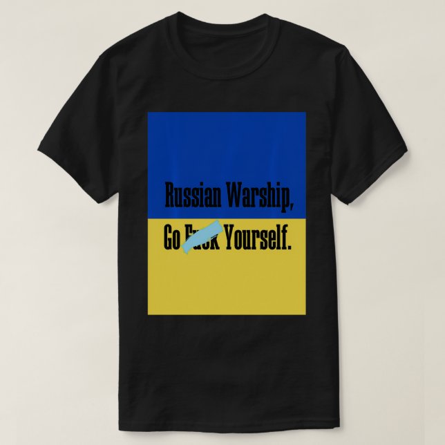 Camiseta Guerra Russa (Frente do Design)