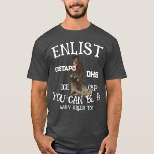 Camiseta Guerra Trump Irã BombasTour Wag Cão 2026