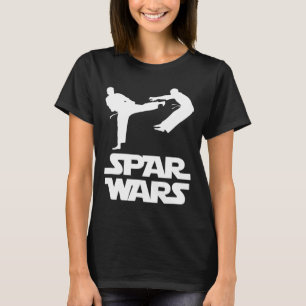 Camiseta Guerras de Spar Dito Divertido Taekwondo Lutador d