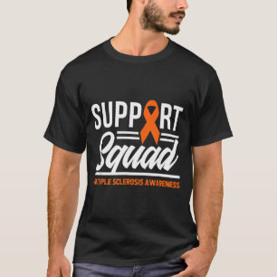 Camiseta Guerreira da Esclerose Múltipla Equipe de Apoio Es