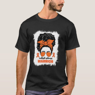 Camiseta Guerreira da Esclerose Múltipla Para Mulheres Afro