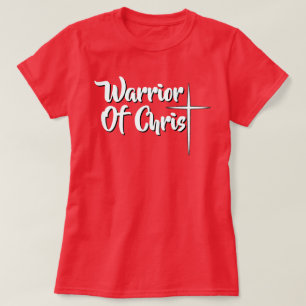 Camiseta Guerreira de Cristo Mulheres Simplesmente Inspirad