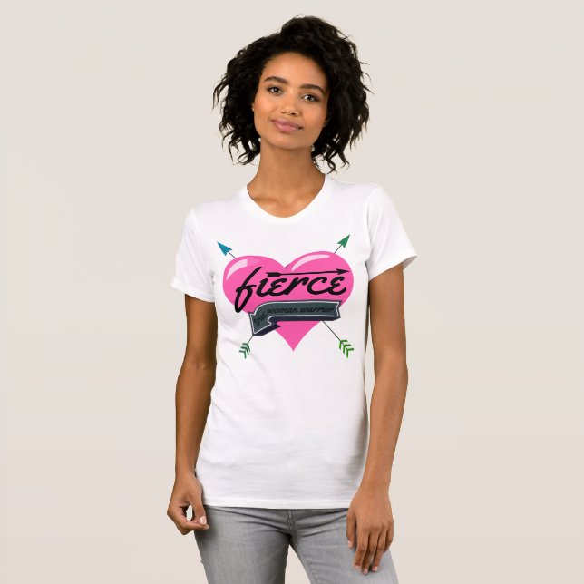 Camiseta Guerreira de Verdadeiras Mulheres (Frente Completa)