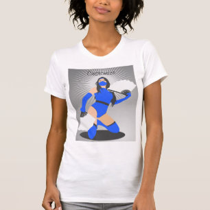 Camiseta Guerreira mascarada Princesa Thunder_Cove