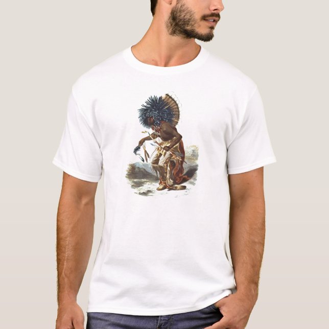Camiseta Guerreiro 1839 de Hidatsa (Frente)