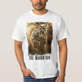 Camiseta Guerreiro Abstrato Militar Soldado Herói Arte Vete