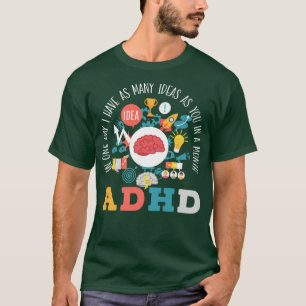 Camiseta Guerreiro ADHD Adote a Neurodiversidade ADHD Sensi