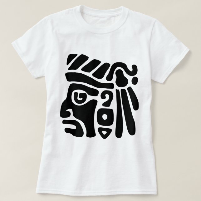 Camiseta Guerreiro asteca (Frente do Design)