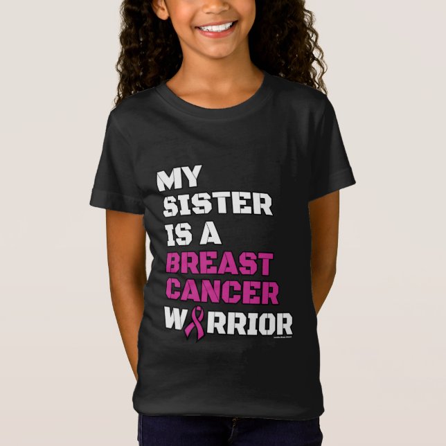 Camiseta Guerreiro/Bloqueio/Irmã...Cancer da Mama (Frente)