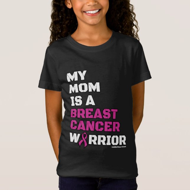 Camiseta Guerreiro/Bloqueio/Mãe...Cancer de Mama (Frente)