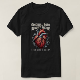 Camiseta Guerreiro Cardíaco - Sobrevivente Forte e Reconstr