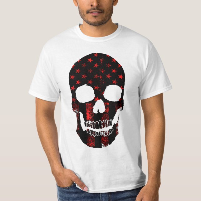 Camiseta Guerreiro Caveira EUA (Frente)