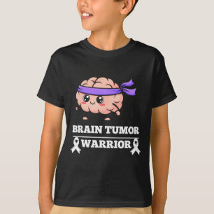 Camiseta Guerreiro contra tumor cerebral conscientização es