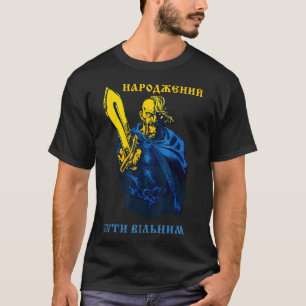 Camiseta Guerreiro Cossaco Viva-Livre ou Morra
