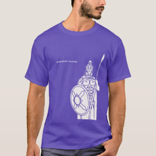 Camiseta Guerreiro da ameixa da vitória da equipa fraca