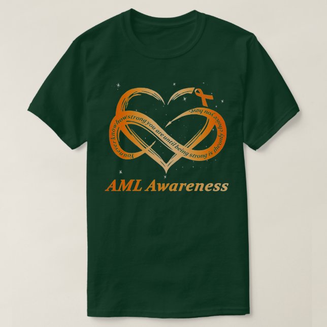 Camiseta Guerreiro da AML Sou a Awaren da Leucemia Mieloide (Frente do Design)