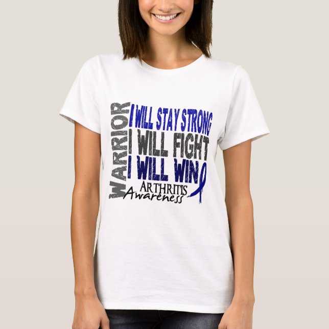 Camiseta Guerreiro da artrite (Frente)