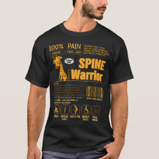 Camiseta Guerreiro da Coluna Síndrome da Medula Espinhal An