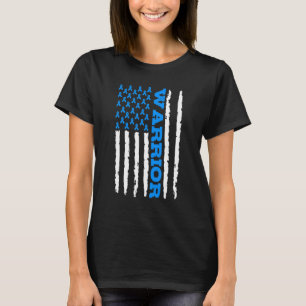 Camiseta Guerreiro da Consciência da Diabetes Tipo 1 Bandei