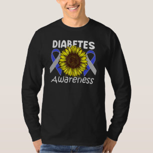 Camiseta Guerreiro da Consciência do Diabetes do Girassol F