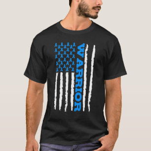 Camiseta Guerreiro da Consciência do Diabetes Tipo 1 Bandei