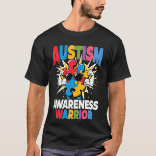 Camiseta Guerreiro da Conscientização do Autismo Autista Au