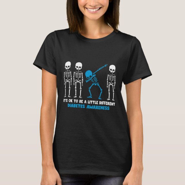 Camiseta Guerreiro da Diabetes A consciência da mãe é bom s (Frente)