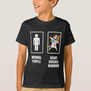 Camiseta Guerreiro da Doença Cardíaca Unicórnio Dabbing Sob